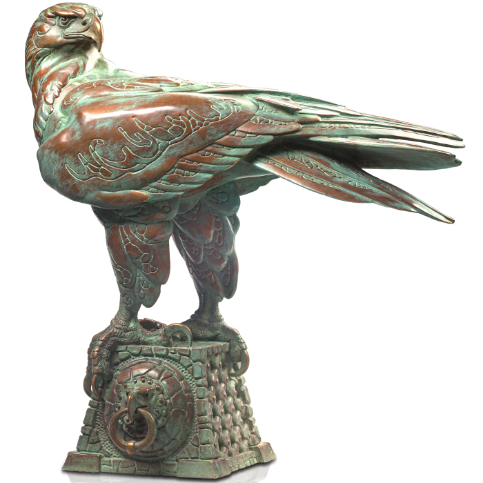 Авторская скульптура из бронзы "Орёл"